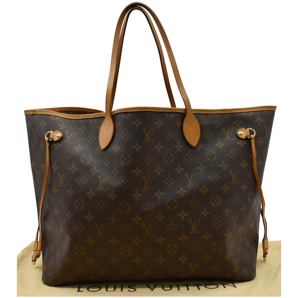LOUIS VUITTON Neverfull GM Monogram Canvas Tote Bag Brown