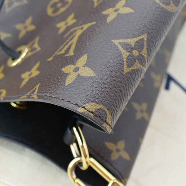 LOUIS VUITTON Neonoe Monogram Canvas Shoulder Bag Brown