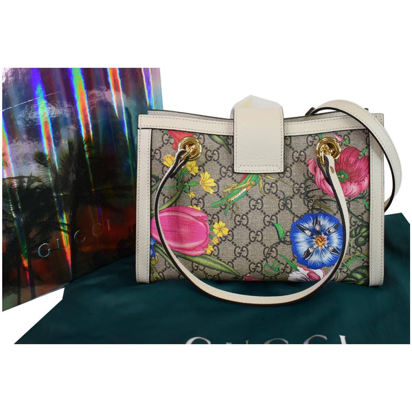 Gucci Padlock Flora GG Supreme Canvas Shoulder bag