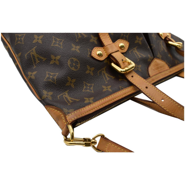 LOUIS VUITTON Palermo GM Monogram Canvas Tote Shoulder Bag Brown