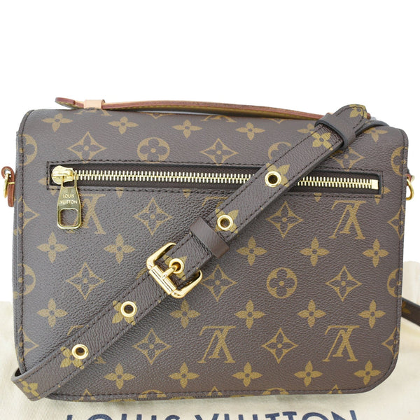 LOUIS VUITTON Metis Pochette Monogram Canvas Crossbody Bag Brown