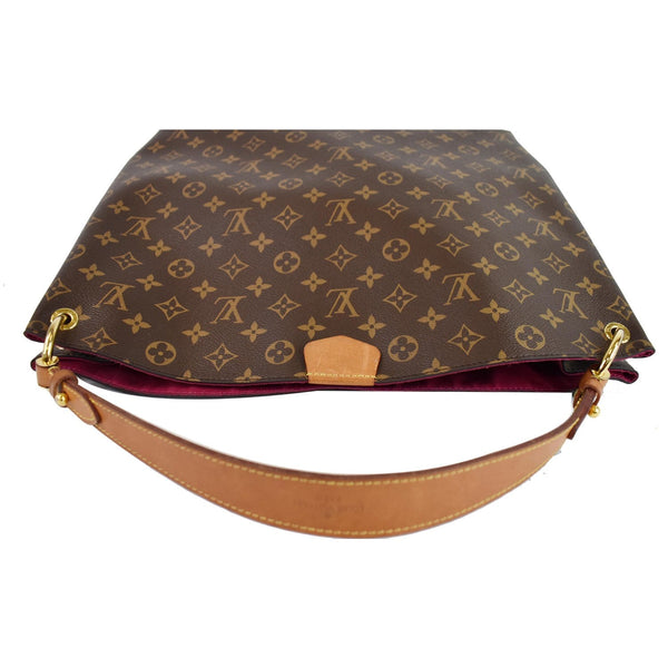 Louis Vuitton Graceful MM Monogram Canvas Bag upside view