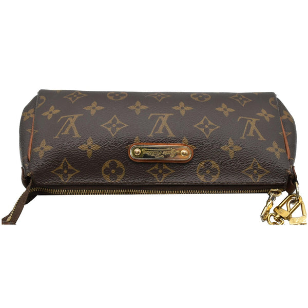 LOUIS VUITTON Pochette Eva Monogram Canvas Crossbody Bag Brown