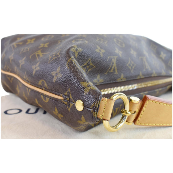 LOUIS VUITTON Sully PM Monogram Canvas Shoulder Bag Brown