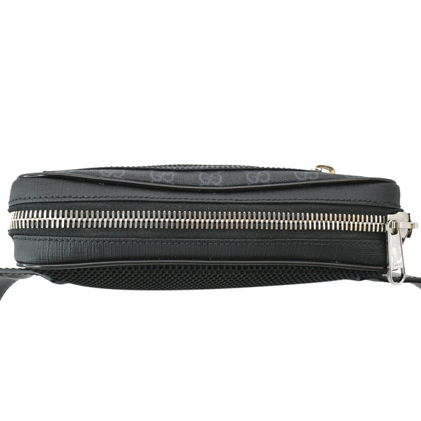 GUCCI GG Supreme Canvas Belt Bumbag Black 474293