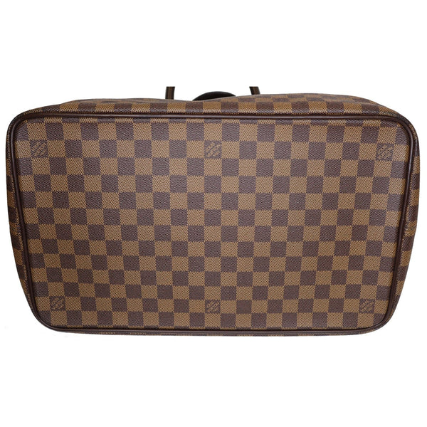 brown bottom Lv Greenwich PM Damier Ebene Travel Bag