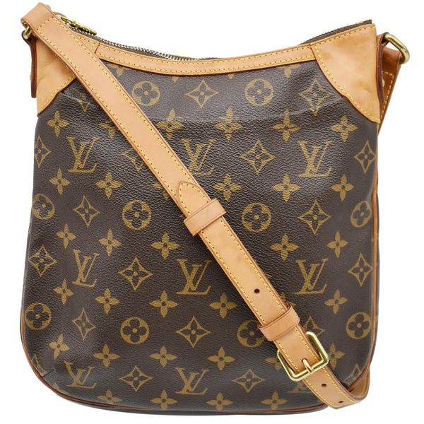 LOUIS VUITTON Odeon PM Monogram Canvas Crossbody Bag Brown