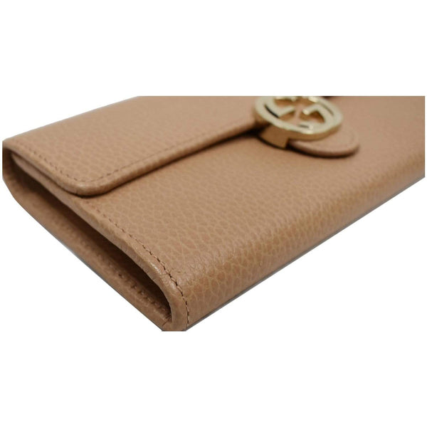 preloved Gucci GG Interlocking Continental Wallet Beige
