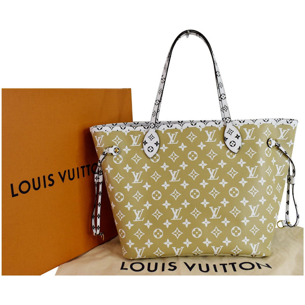 Louis Vuitton Giant Neverfull MM Monogram Canvas Bag - backside view