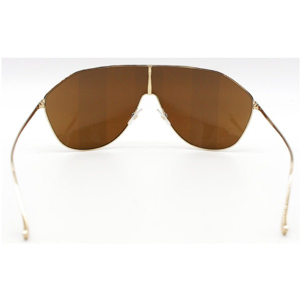FENDI FF-0405S-001Q Gold Sunglasses Brown Lens