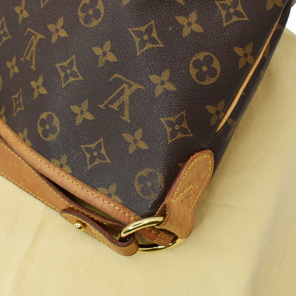 LOUIS VUITTON Delightful MM Monogram Canvas Shoulder Bag Brown