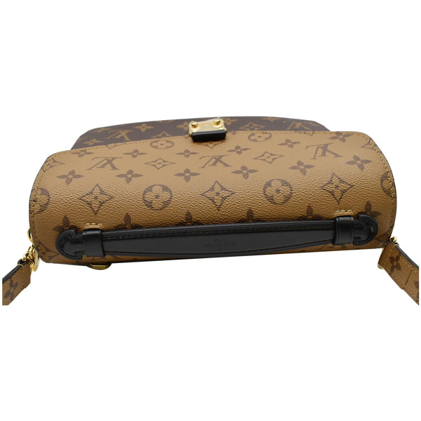 LOUIS VUITTON Metis Pochette Reverse Monogram Canvas Crossbody Bag Brown