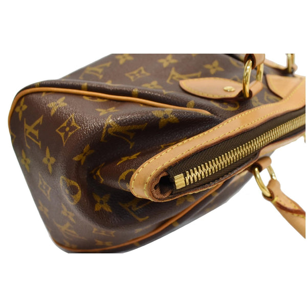 LOUIS VUITTON Tivoli GM Monogram Canvas Satchel Bag Brown