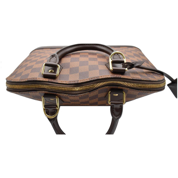 Louis Vuitton Alma Damier Ebene Satchel Bag Brown - DDH