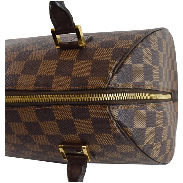 LOUIS VUITTON Ribera MM Damier Ebene Satchel Bag Brown