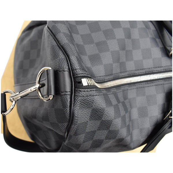Louis Vuitton Keepall 55 Damier Graphite Travel Bag Black