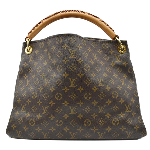 LOUIS VUITTON Artsy MM Monogram Canvas Hobo Bag Brown