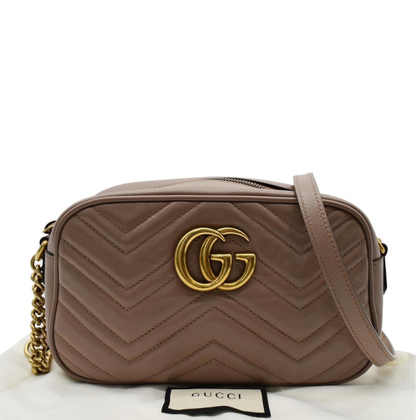Gucci GG Marmont Small Matelasse Leather Crossbody Bag