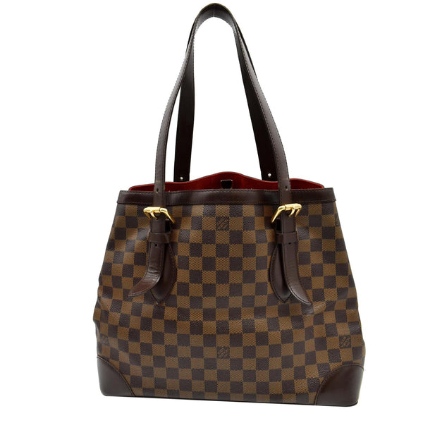 LOUIS VUITTON Hampstead MM Damier Ebene Shoulder Bag Brown