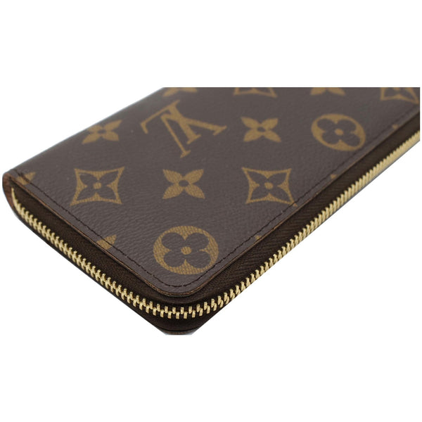 LOUIS VUITTON Clemence Monogram Canvas Zippy Wallet Rose Ballerine