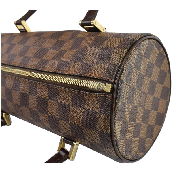 Louis Vuitton Papillon Damier Ebene Shoulder Bag Brown checks skin