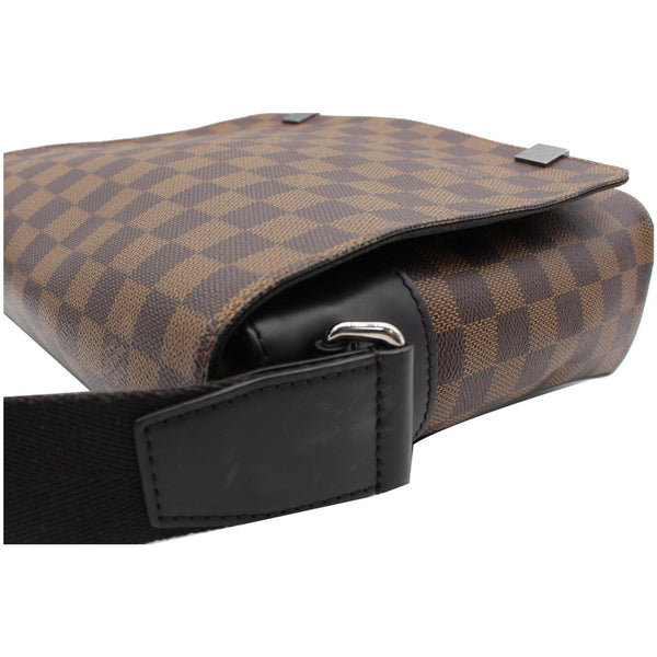 LOUIS VUITTON District PM Damier Ebene Canvas Messenger Bag Brown