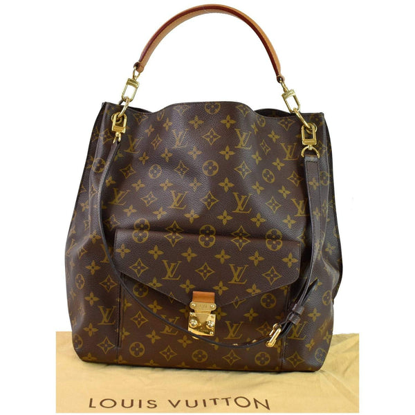 LOUIS VUITTON Metis Hobo Monogram Canvas Shoulder Bag Brown