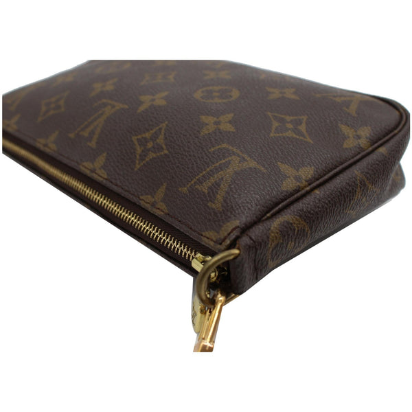 LOUIS VUITTON Pochette Accessoires Monogram Canvas Pouch Brown