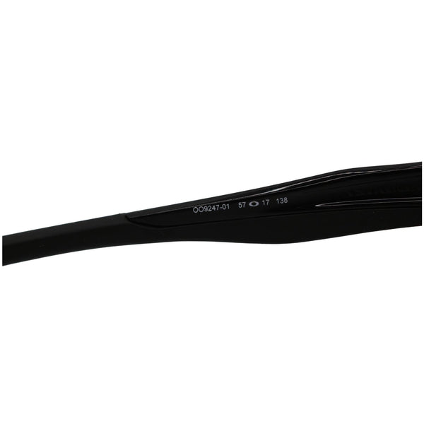 OAKLEY OO9247-01 Chainlink Polished Black Sunglasses Black Iridium Lens