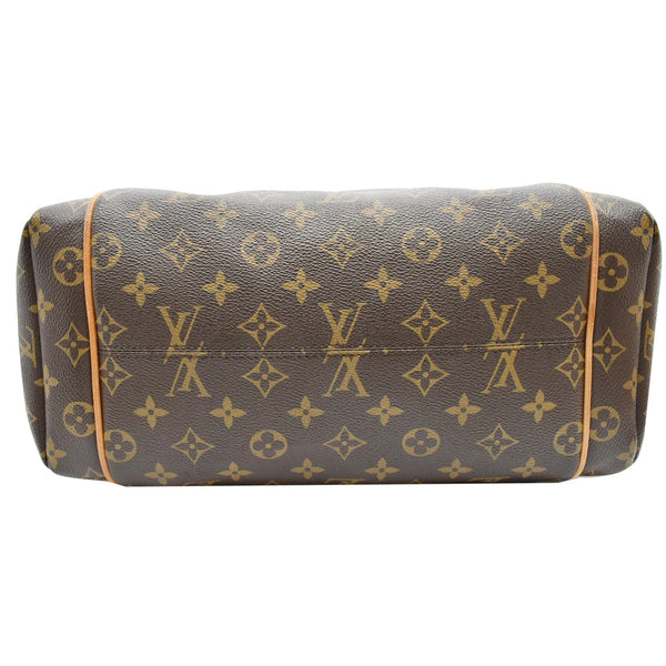 LOUIS VUITTON Totally MM Monogram Canvas Shoulder Bag Brown