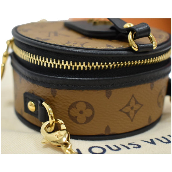 LOUIS VUITTON Chapeau Necklace Monogram Canvas Shoulder Bag Brown