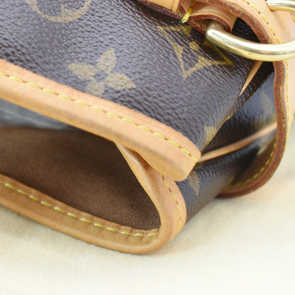 LOUIS VUITTON Batignolles Horizontal Monogram Canvas Shoulder Bag Brown