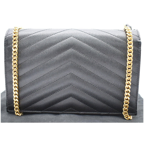 Yves Saint Laurent Envelope Chevron Grain De Poudre Wallet