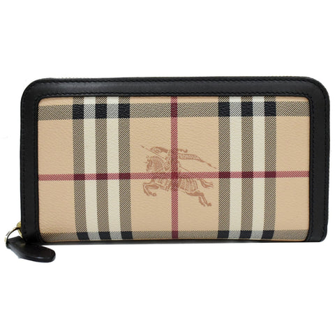 BURBERRY Haymarket check Zippy Wallet Multicolor