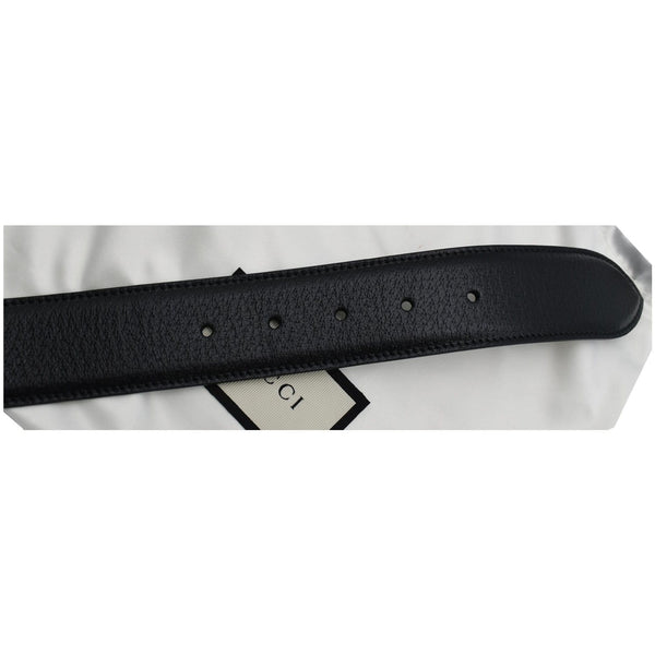 GUCCI Leather Belt Black 573325 Size 85 34