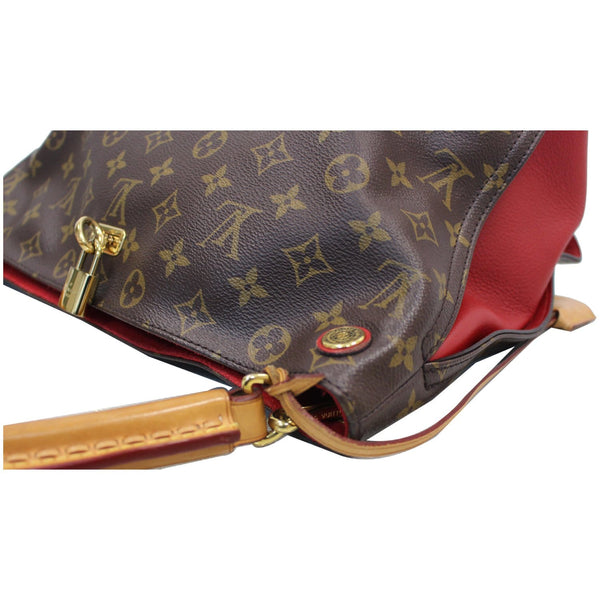 LOUIS VUITTON Gaia Monogram Canvas Shoulder Bag Brown