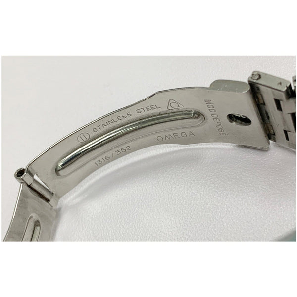 OMEGA Seamaster Cal 1342 Stainless Steel Quartz Men's Watch Vintage