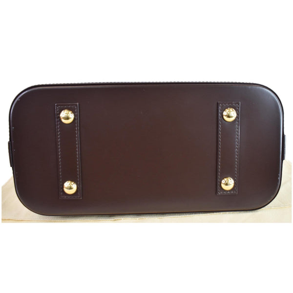 Louis Vuitton Alma Damier Ebene Satchel Bag Women - bag bottom