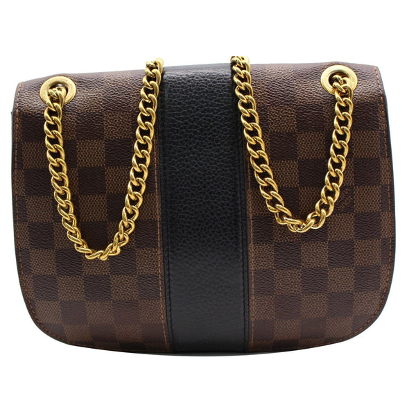 Louis Vuitton Wight Damier Ebene Chain Bag Black - DDH