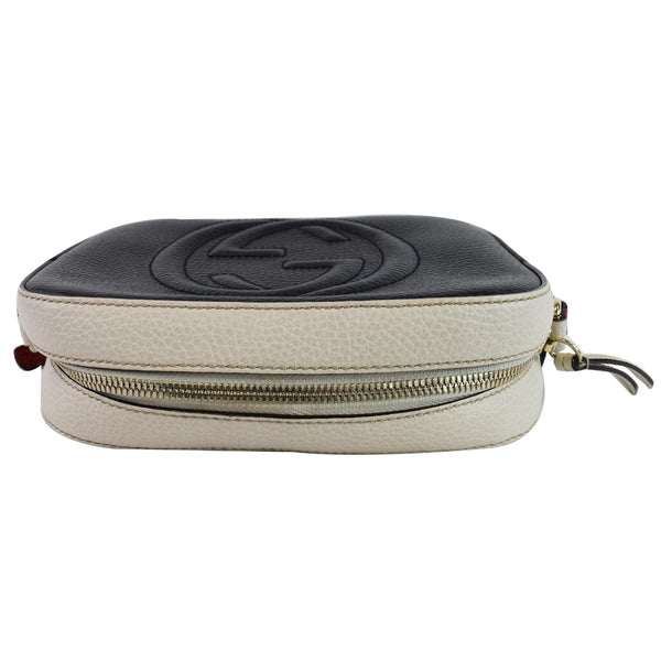 Gucci Soho Disco Small GG Leather Crossbody Bag zip front