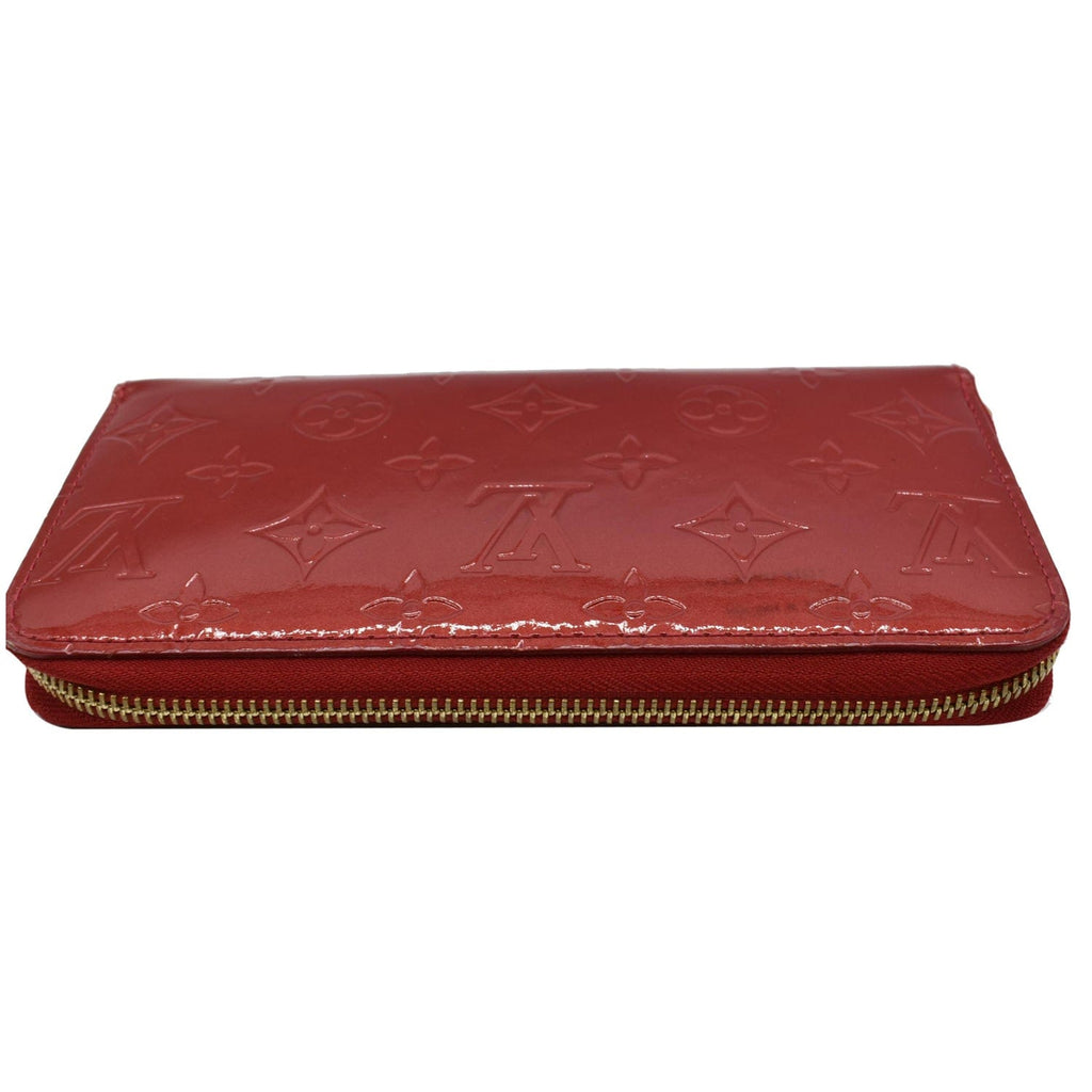 Louis Vuitton // Red Vernis Zippy Wallet – VSP Consignment