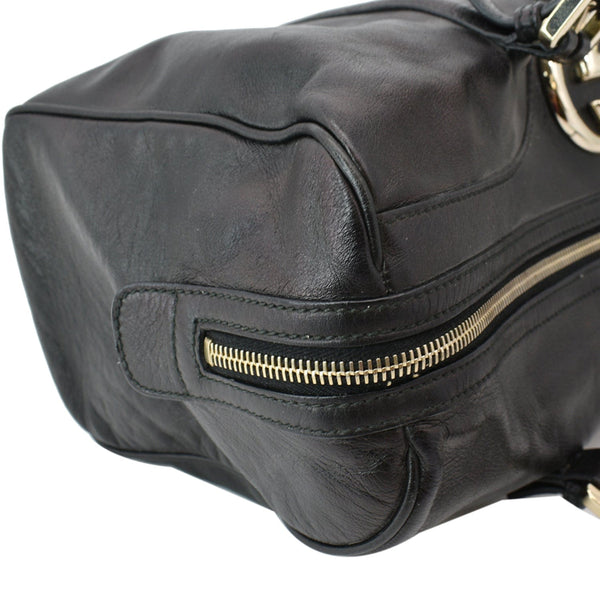 Gucci Britt Leather Satchel Bag Black - Shop at DDH