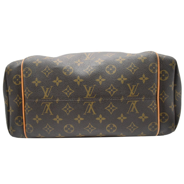 LOUIS VUITTON Totally MM Monogram Canvas Shoulder Bag Brown