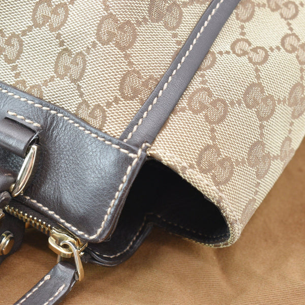 GUCCI D Ring GG Canvas Tote Bag Beige | D. Designer Handbags