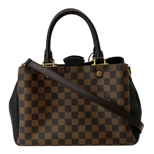 LOUIS VUITTON Brittany Damier Ebene Shoulder Bag Brown