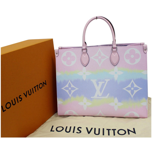Louis Vuitton Escale Onthego GM Monogram Shoulder Bag full view