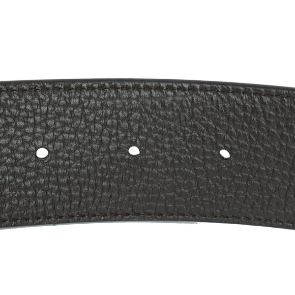 Gucci GG Reversible Leather Belt Black/Brown Size 90.36