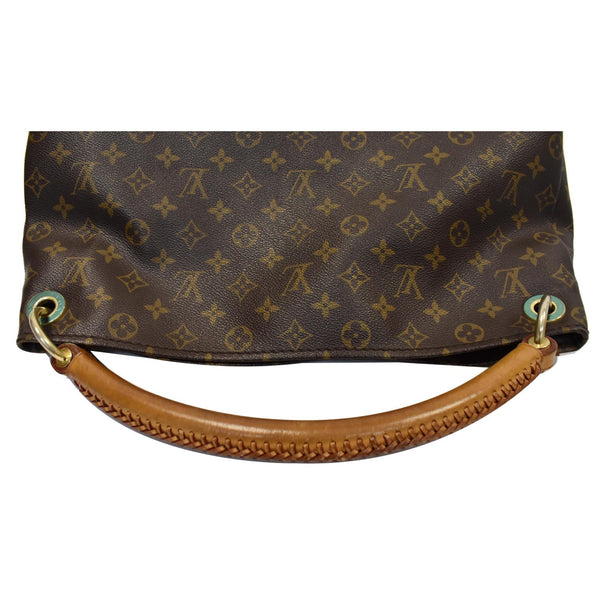 LOUIS VUITTON Artsy MM Monogram Canvas Shoulder Bag Brown