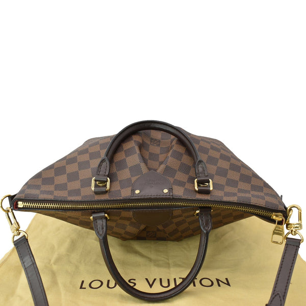 Louis Vuitton Siena Damier Ebene Shoulder Bag Brown