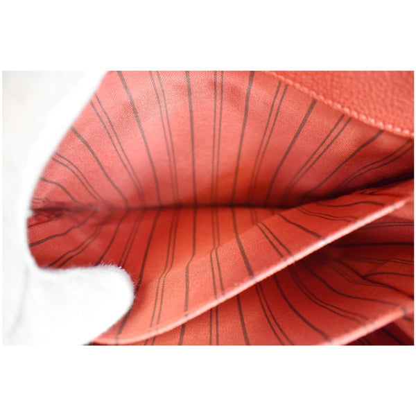 LOUIS VUITTON Metis Pochette Empreinte Leather Crossbody Bag Red